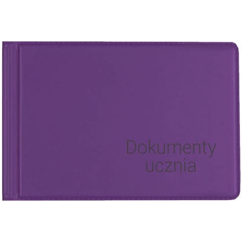 ⁨Okładka na dokumenty ucznia VIOLET KOD-12-05 BIURFOL⁩ w sklepie Wasserman.eu