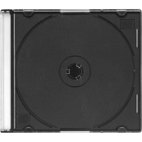 ⁨SLIM CASE FOR CD/DVD/BD DISCS 5,2 MM - BLACK TRAY MANUAL⁩ at Wasserman.eu
