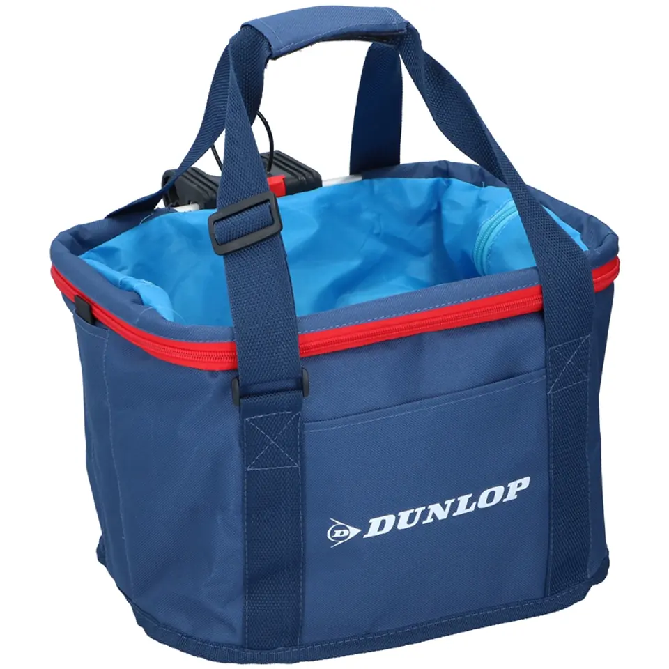 ⁨Dunlop - Basket / Bike Bag (blue)⁩ at Wasserman.eu