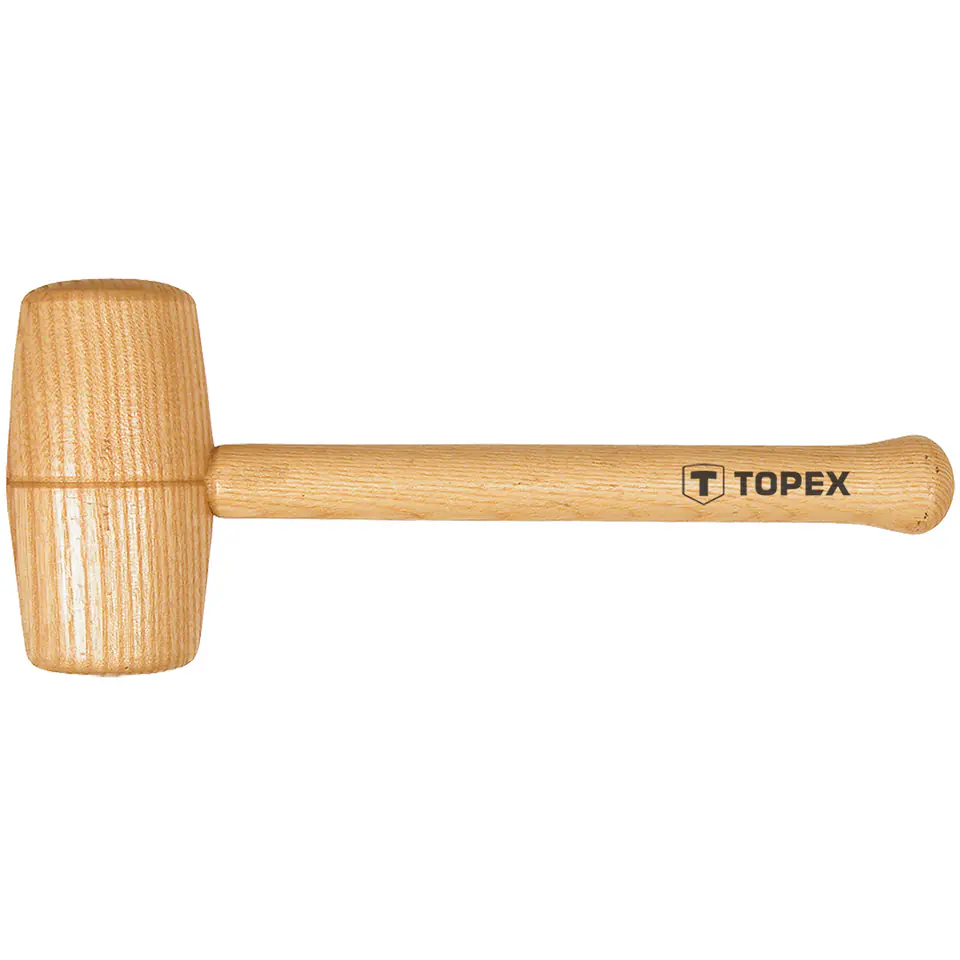 ⁨Round wooden hammer, 70 mm, wooden shaft⁩ at Wasserman.eu