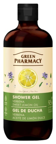 ⁨GREEN PHARMACY Żel pod prysznic - Werbena +Olejek ze słodkiej cytryny 500 ml⁩ w sklepie Wasserman.eu