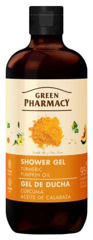 ⁨GREEN PHARMACY Żel pod prysznic - Kurkuma + Olejek Dyniowy 500 ml⁩ w sklepie Wasserman.eu