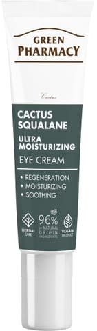 ⁨GREEN PHARMACY Kaktus + Skwalan Ultranawilżający Krem pod oczy 15 ml⁩ w sklepie Wasserman.eu