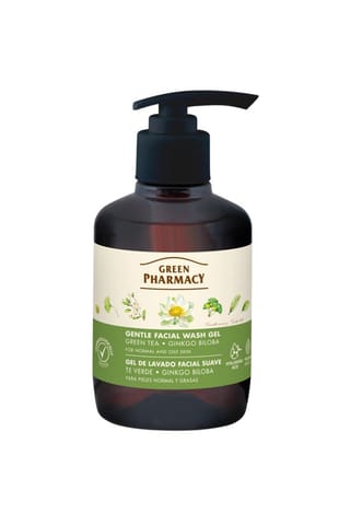 ⁨GREEN PHARMACY Delikatny żel do mycia twarzy dla skóry mieszanej i tłustej Zielona Herbata 270 ml⁩ w sklepie Wasserman.eu