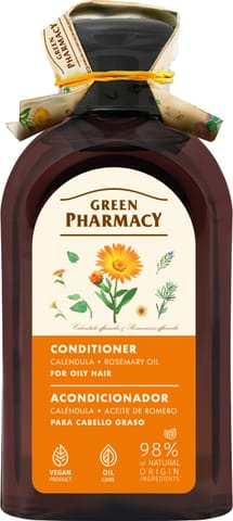 ⁨GREEN PHARMACY Odżywka do włosów przetłuszczających się Nagietek i Olej rozmarynowy 300 ml⁩ w sklepie Wasserman.eu
