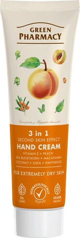 ⁨GREEN PHARMACY Krem do rąk 3w1 z efektem drugiej skóry 100 ml⁩ w sklepie Wasserman.eu