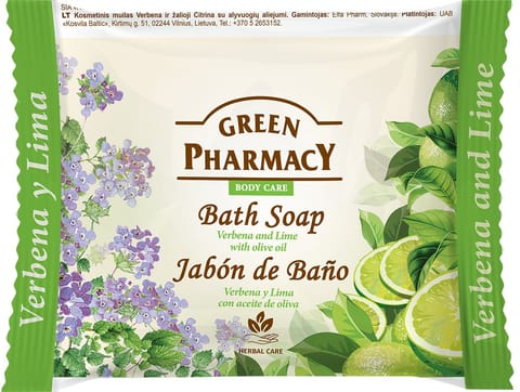 ⁨GREEN PHARMACY Mydło do rąk w kostce Werbena + Limonka 100 g⁩ w sklepie Wasserman.eu
