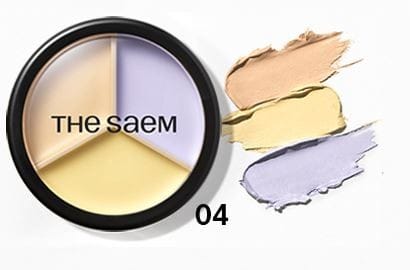 ⁨SAEM Cover Perfection Korektor do twarzy Triple Pot 04 Tone Up Beige⁩ w sklepie Wasserman.eu