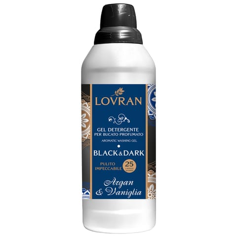 ⁨LOVRAN Żel do prania 1L new Czarny 25 prań &⁩ w sklepie Wasserman.eu