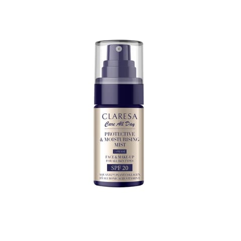 ⁨CLARESA Protective&Moisturising Mgiełka ochronno-nawilżająca z SPF 20 50 ml⁩ w sklepie Wasserman.eu