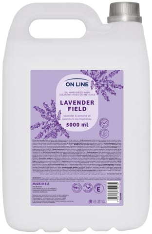 ⁨ON LINE Olejkowe mydło do rąk i ciała Lawenda&Olej migdałowy 5000 ml⁩ w sklepie Wasserman.eu