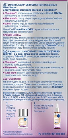 NIVEA Luminous Even Glow Serum 15 ml w sklepie Wasserman.eu