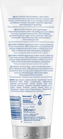 ⁨NIVEA Q10 Firming Anti - Wrinkle Ujędrniający + przeciwzmarszczkowy krem do ciała 200 ml⁩ w sklepie Wasserman.eu