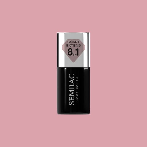 ⁨SEMILAC Smart Extend Lakier hybrydowy Nude Rose nr. 802 7 ml⁩ w sklepie Wasserman.eu