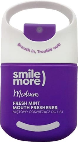 ⁨HISKIN Smile More Medium Miętowy odświeżacz do ust 20 ml⁩ w sklepie Wasserman.eu