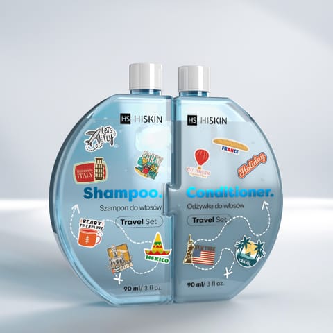 ⁨HISKIN Puzzle Hair Szampon do włosów + Odżywka do włosów 2 x 90 ml⁩ w sklepie Wasserman.eu