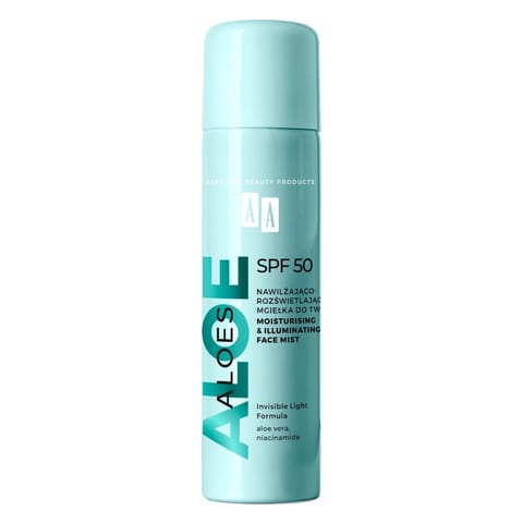 ⁨AA ALOES Mgiełka ochronna SPF50 100ml⁩ w sklepie Wasserman.eu