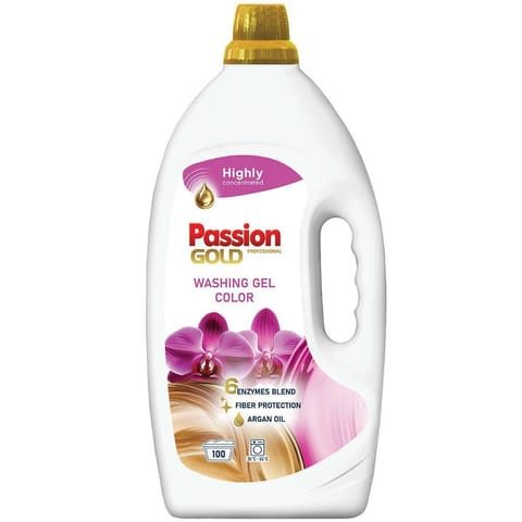 ⁨PASSION GOLD Professional Żel do prania ubrań kolorowych 4000 ml⁩ w sklepie Wasserman.eu