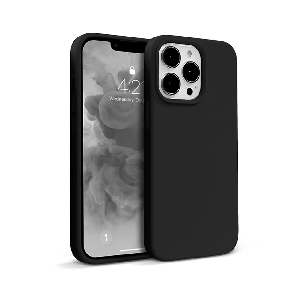 ⁨Crong Color Cover - iPhone 13 Pro Case (Black)⁩ at Wasserman.eu