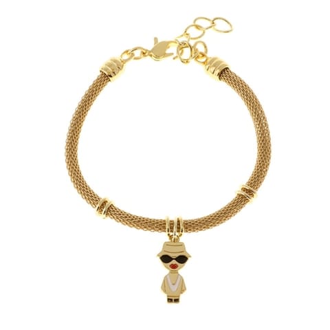 ⁨Bransoletka z ikonami Coco (B21/LAT/29AU)⁩ w sklepie Wasserman.eu