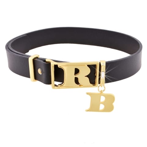 ⁨Skórzany choker z kolekcji RB (C22/LAT/53AU)⁩ w sklepie Wasserman.eu