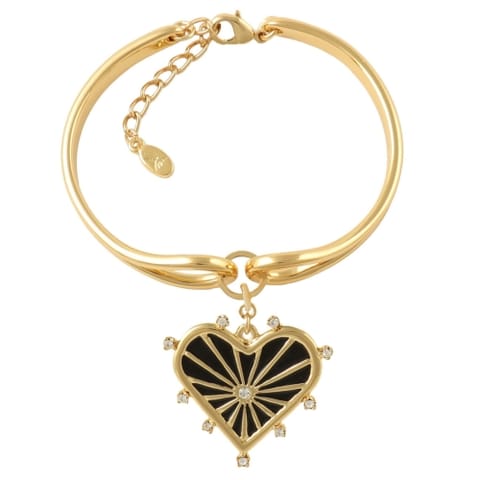 ⁨Bransoletka z sercem z kolekcji Bella (B23/ZWE/67/1AU)⁩ w sklepie Wasserman.eu