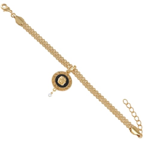 ⁨Bransoletka z monetą z kolekcji Olimpia (B23/ZWE/77/2AU)⁩ w sklepie Wasserman.eu