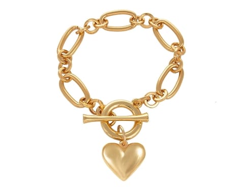 ⁨Bransoletka z sercem (B23/LAT/125AU)⁩ w sklepie Wasserman.eu