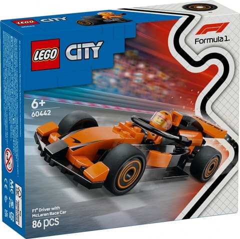⁨City 60442 F1 Driver with McLaren Race Car⁩ at Wasserman.eu