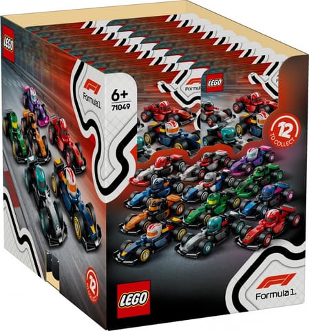 ⁨Bricks Minifigures 71049 F1 Collectible Race Car (display 36 pcs)⁩ at Wasserman.eu