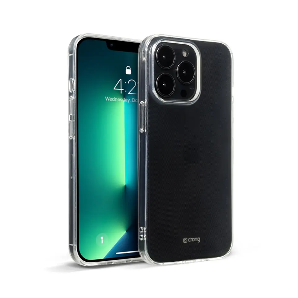 ⁨Crong Crystal Slim Cover - Etui iPhone 13 Pro Max (przezroczysty)⁩ w sklepie Wasserman.eu