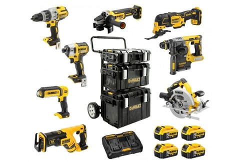 18V XR ELECTRO TOOL SET 8 PCS. at Wasserman.eu
