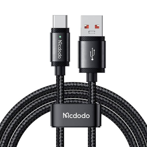 ⁨Kabel USB-A do USB-C Mcdodo CA-4730, 120W, 1,5m (czarny)⁩ w sklepie Wasserman.eu
