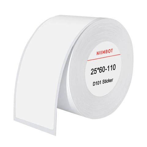 Etykiety Termiczne Niimbot naklejki 25x60 mm, 110 szt (Białe) w sklepie Wasserman.eu
