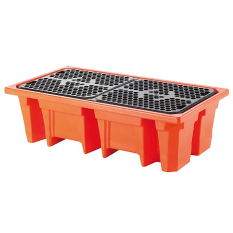 ⁨Paleta wanna wychwytowa pod 2 beczki 240L⁩ w sklepie Wasserman.eu