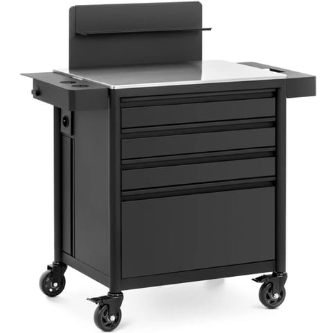 ⁨Wózek asystor stacja robocza do tatuażu 4 gniazda 2 x USB⁩ w sklepie Wasserman.eu