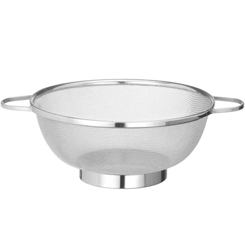 ⁨Cedzak sitko druszlak z uchwytami STAL śr. 257 x 110 mm⁩ w sklepie Wasserman.eu