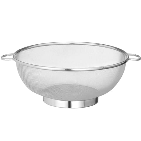 Cedzak sitko druszlak z uchwytami STAL śr. 363 x 147 mm w sklepie Wasserman.eu