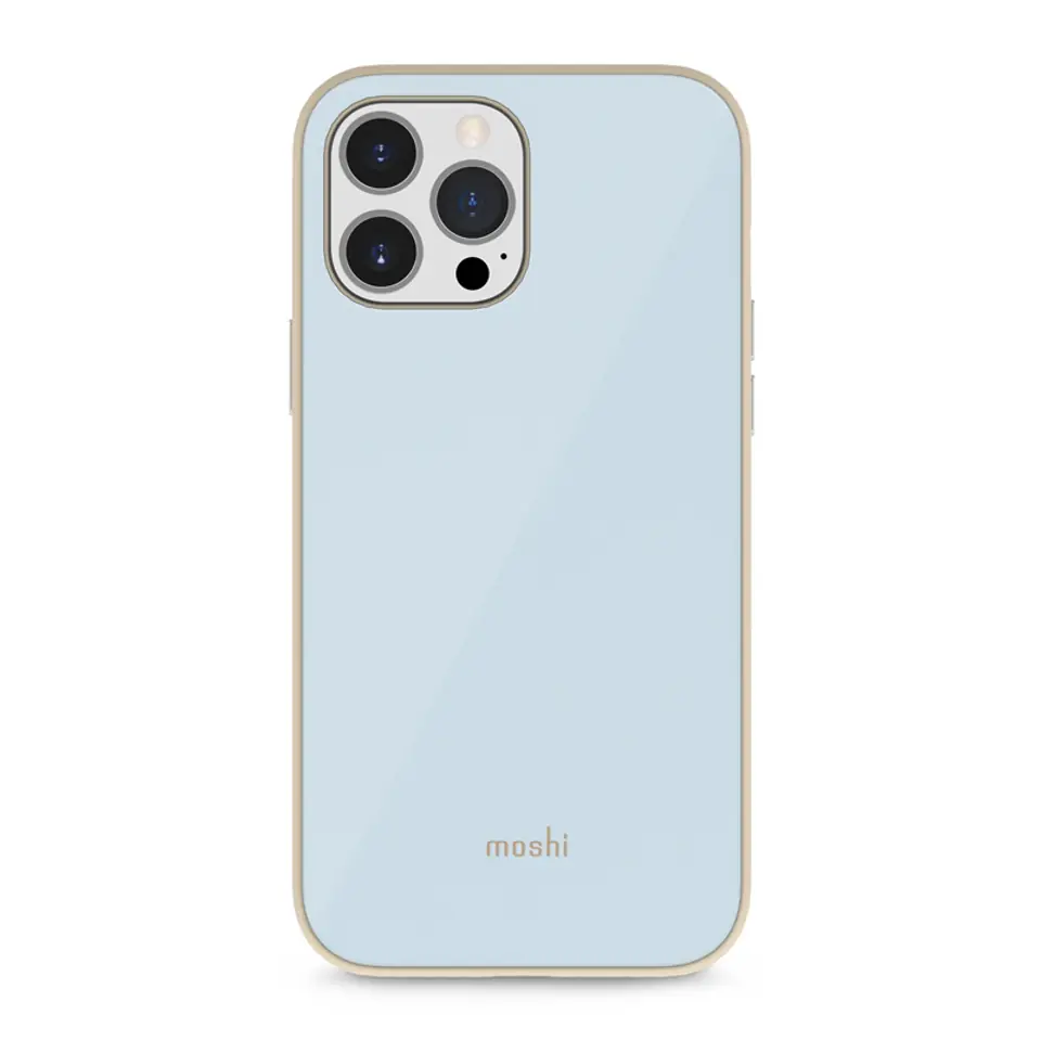 ⁨Moshi iGlaze Slim Hardshell Case - iPhone 13 Pro Max Case (SnapTo System) (Adriatic Blue)⁩ at Wasserman.eu