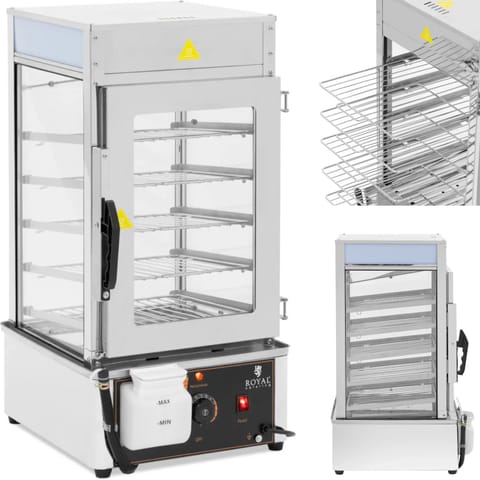 ⁨Parowar parowiec do pierogów 5 rusztów 30-110C 37 l 1250 W⁩ w sklepie Wasserman.eu