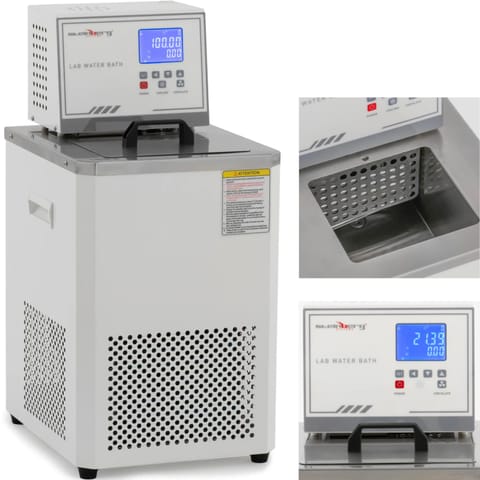 ⁨Łaźnia wodna laboratoryjna cyfrowa -20 do 100 C 6 l 1000 W⁩ w sklepie Wasserman.eu