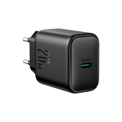 ⁨Ładowarka sieciowa USB-C PD QC 20W - czarna⁩ w sklepie Wasserman.eu