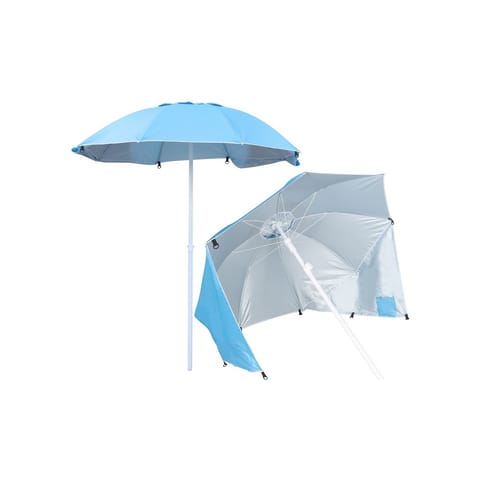 ⁨PARASOL PARAWAN PLAŻOWY 2W1 190CM⁩ w sklepie Wasserman.eu