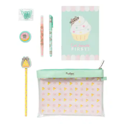 ⁨Pusheen - Writing set from the Foodie collection (7 elements)⁩ at Wasserman.eu