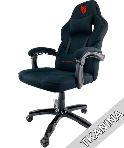⁨Fotel obrotowy do biurka TITAN BLACK FABRIC BASIC⁩ w sklepie Wasserman.eu