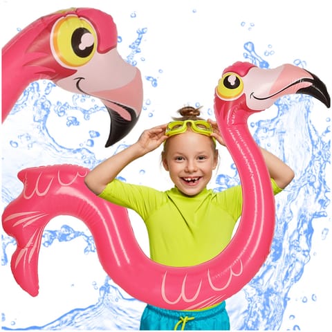 Pływak dmuchany makaron do basenu flaming 131cm w sklepie Wasserman.eu