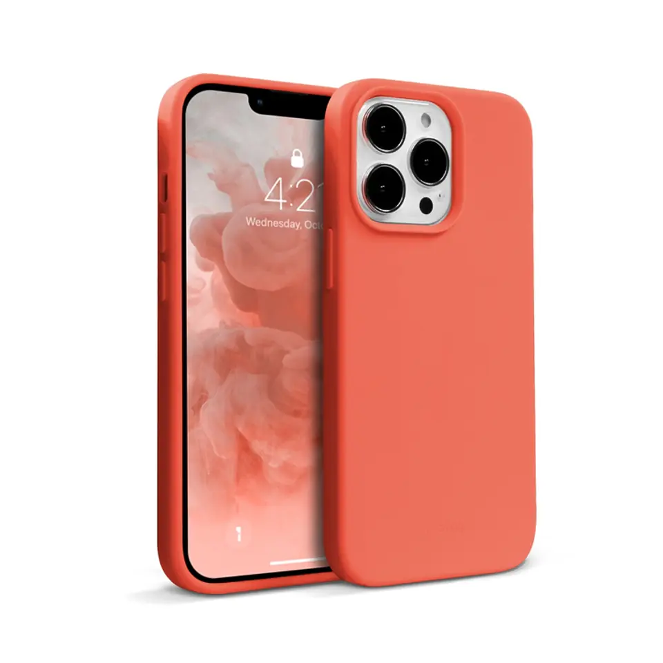 ⁨Crong Color Cover - iPhone 13 Pro Case (Coral)⁩ at Wasserman.eu