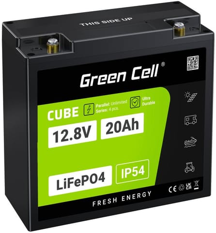 ⁨Accumulator CUBE LiFePO4 20Ah 12V/12.8V 256Wh⁩ at Wasserman.eu