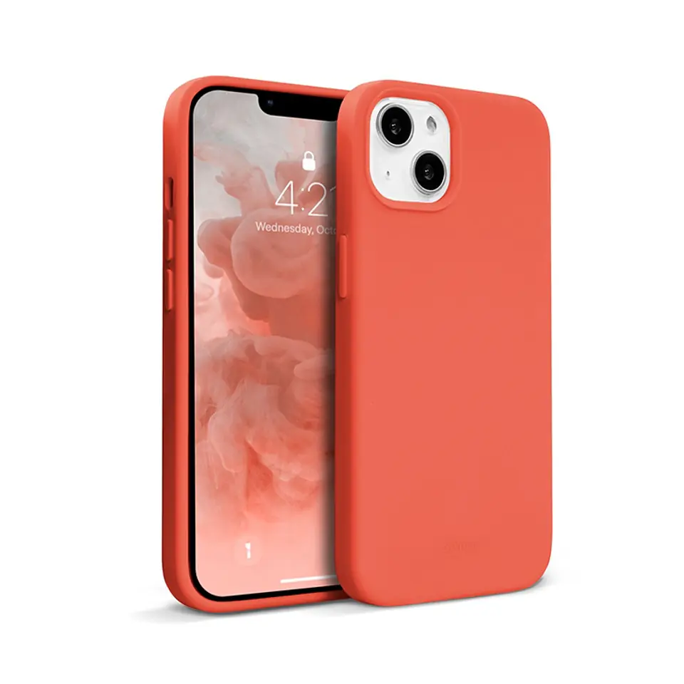 ⁨Crong Color Cover - Etui iPhone 13 (koralowy)⁩ w sklepie Wasserman.eu