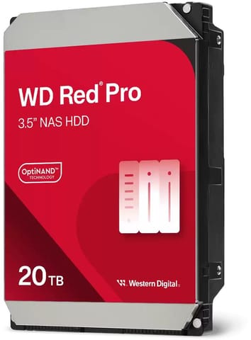 ⁨Hard drive HDD Western Digital WD Red Pro 20 TB WD201KFGX⁩ at Wasserman.eu